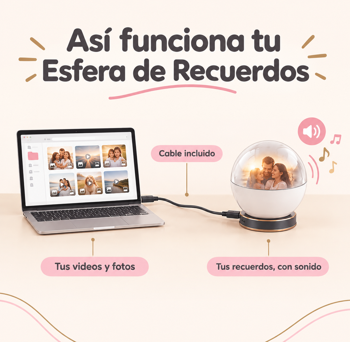 Así funciona tu Esfera de Recuerdos